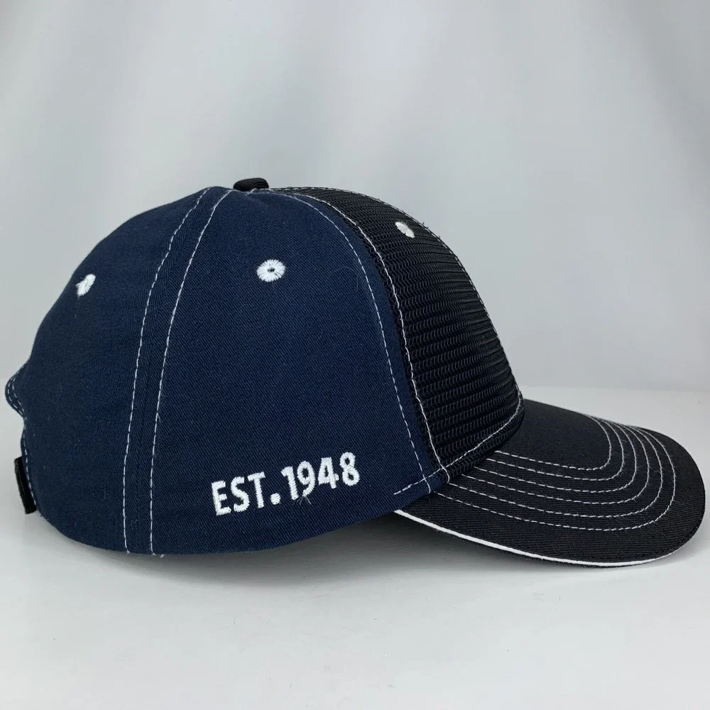 Schwarz Ready Mix Hat Black Blue Est 1948 Concrete Adjustable OSFM Baseball Cap